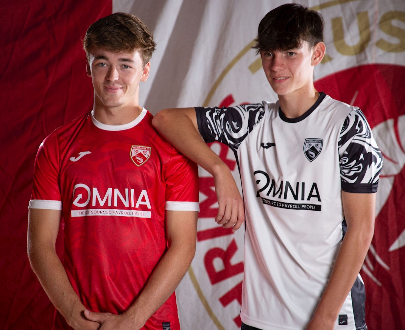Morecambe FC Partner with Omnia as new Front of Shirt Partner
