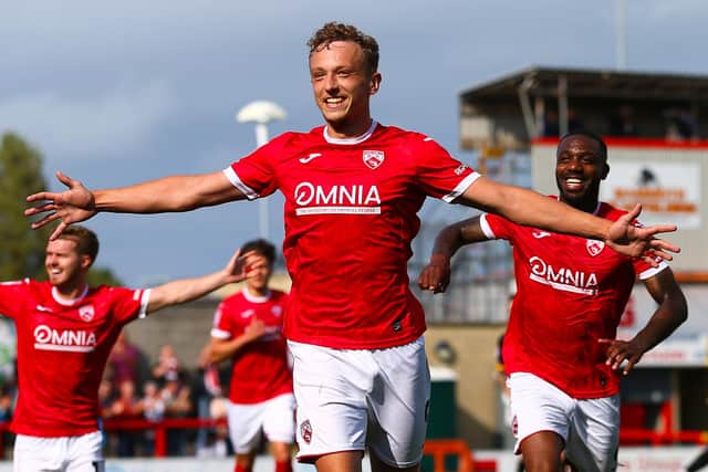morecambe fc omnia front of shirt image