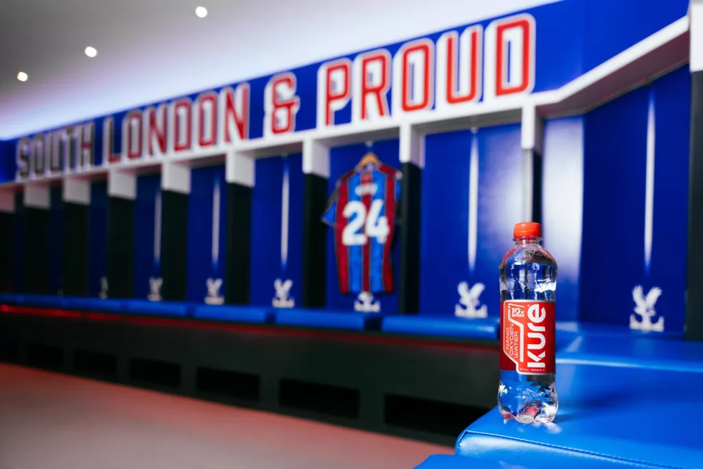 Crystal Palace and Kure water sponsorship
