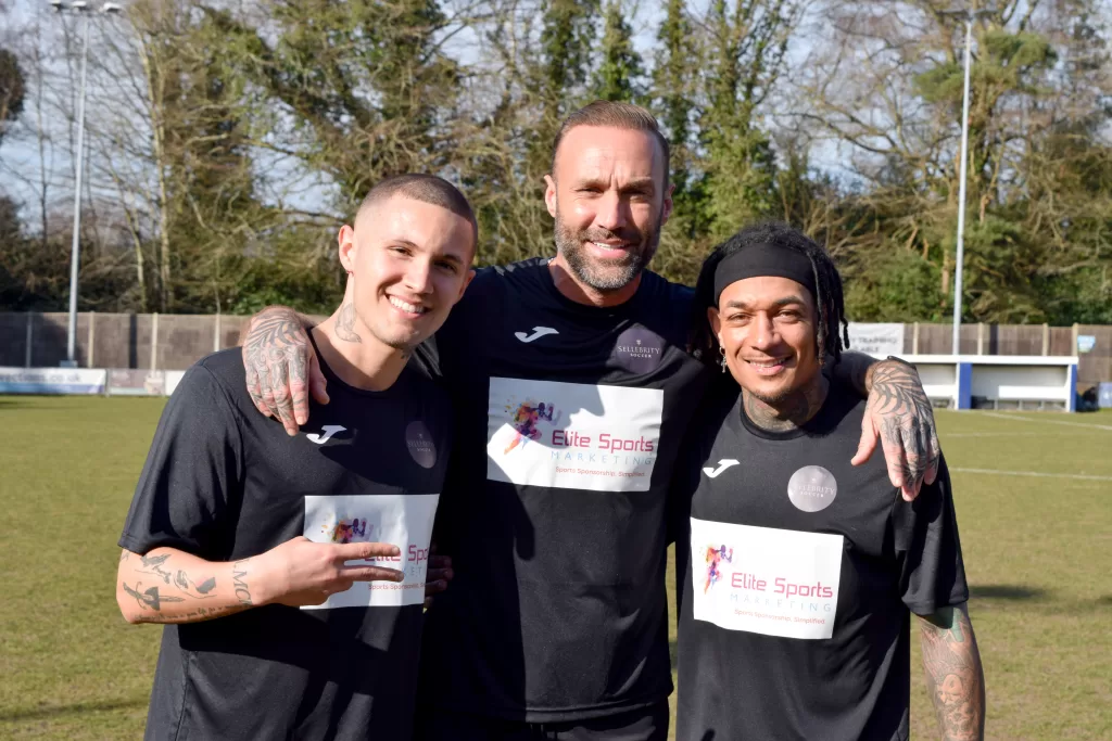 Elite Sports marketing UK Celebrity Football match for The menstrual Health Project