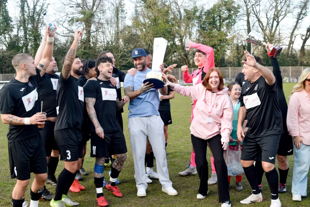 Elite Sports marketing UK Celebrity Football match for The menstrual Health Project