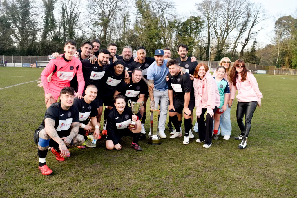 Elite Sports marketing UK Celebrity Football match for The menstrual Health Project